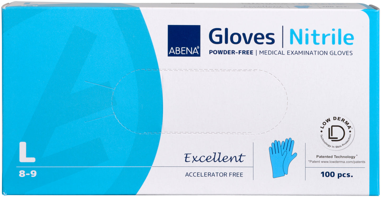 Nitrilhandske classic Blå 100st