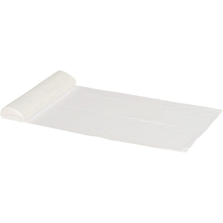 Papperskorgpåse vit 15L i rulle