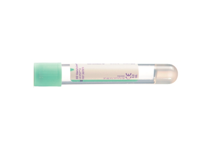 Li-heparin/PRP 8 ml grön 100st