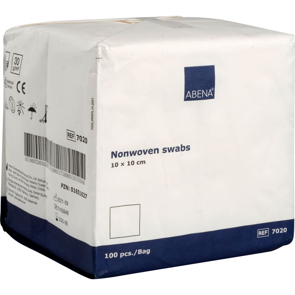 Compress nonwoven white 4-layer 10x10cm