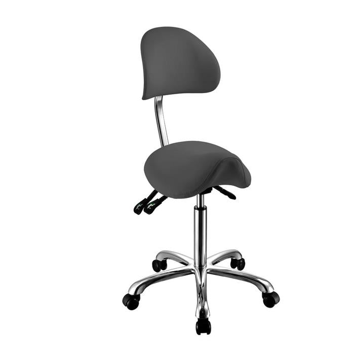 Sadelstol med ryggstöd 3 olika färger