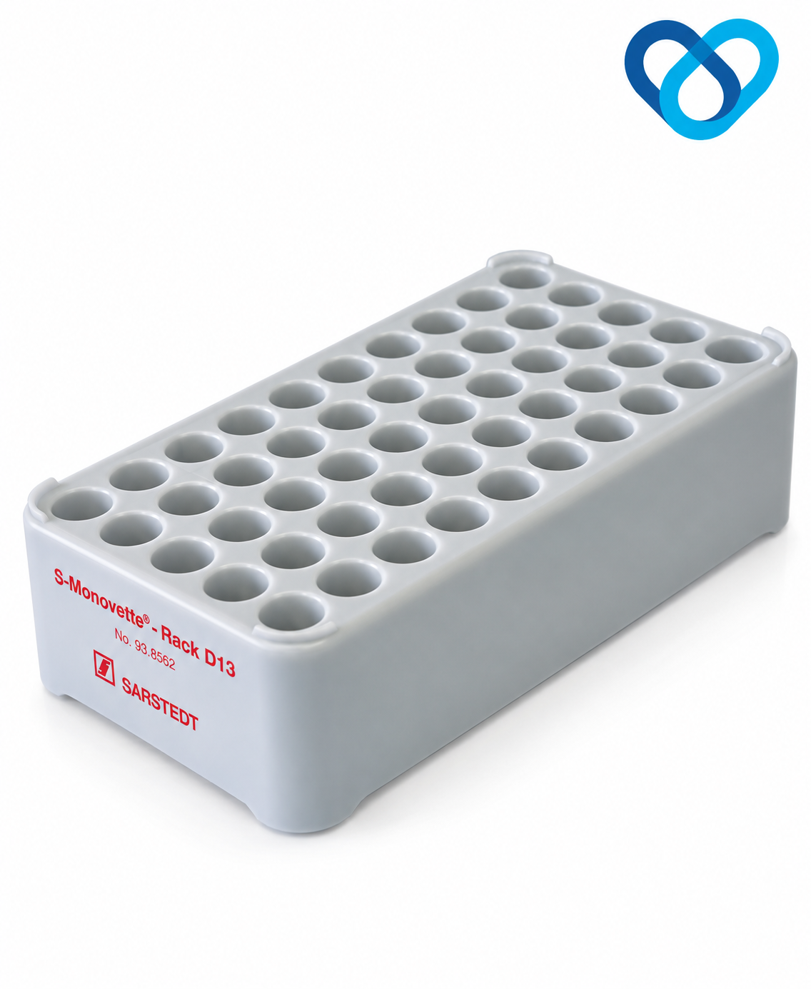 Test tube rack D13 plastic
