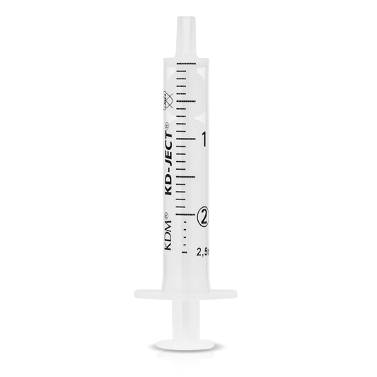 Spruta luer 2ml centrisk