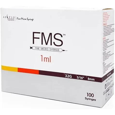 FMS 32G Fine Micro Syringe 1.0ml 8mm