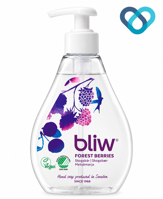 Flytande tvål Bliw 300ml pump skogsbär