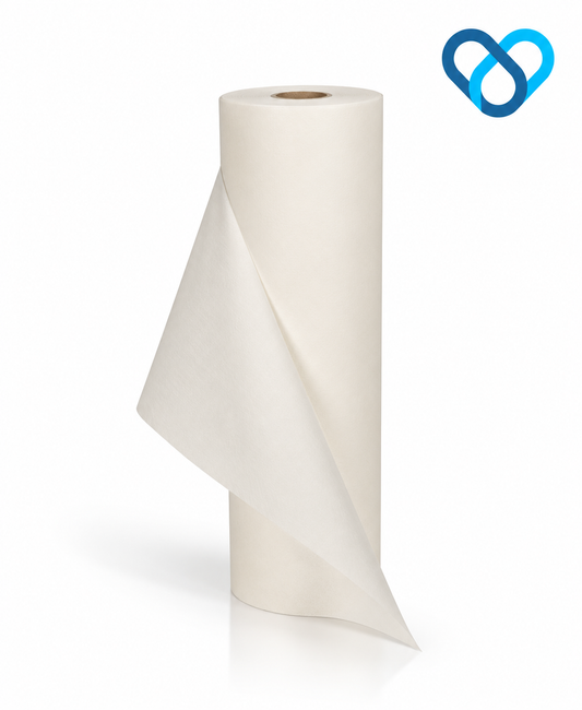 Underlägg nonwoven för brits 60cmx200m vit